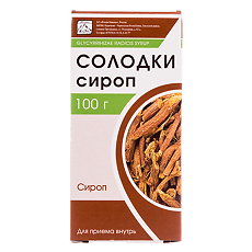 Купить Солодки корень сироп 100 г 1 шт цена