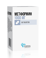 Купить Метформин таблетки 1000 мг 60 шт цена