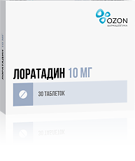 Изображение товара Лоратадин таблетки 10 мг 30 шт