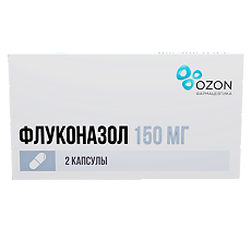 Купить Флуконазол капсулы 150 мг 2 шт цена