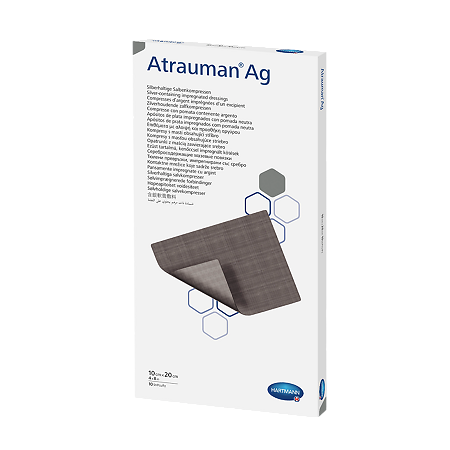Повязка Atrauman AG/Атрауман AG мазевая с серебром 10 х 20 см 10 шт