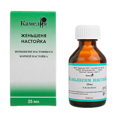Купить Женьшеня настойка 25 мл 1 шт цена