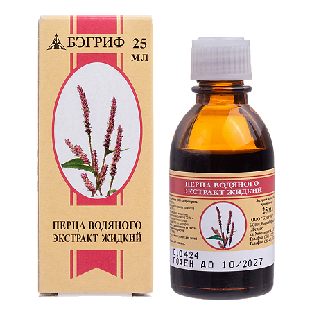 Перца водяного экстракт жидкий для приема внутрь 25 мл 1 шт