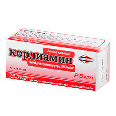 Купить Кордиамин капли для приема внутрь 25 % 25 мл 1 шт цена