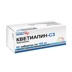 Купить Кветиапин таблетки покрыт.плен.об. 100 мг 60 шт цена