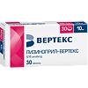 Лизиноприл-Вертекс таблетки 10 мг 30 шт