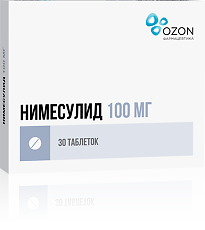 Купить Нимесулид таблетки 100 мг таблетки 100 мг 30 шт цена