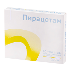 Купить Пирацетам таблетки покрыт.плен.об. 200 мг 60 шт цена