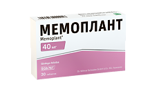 Купить Мемоплант таблетки покрыт.плен.об. 40 мг 30 шт цена