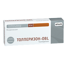 Купить Толперизон-OBL таблетки покрыт.плен.об. 50 мг 30 шт цена
