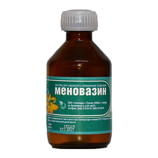 Меновазин Раствор Для Наружного Применения Спиртовой 40 Мл 1 Шт.