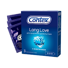 Купить Презервативы Contex Long Love 3 шт цена