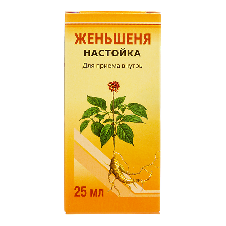 Женьшеня настойка 25 мл 1 шт