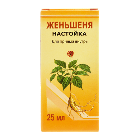 Женьшеня настойка 25 мл 1 шт