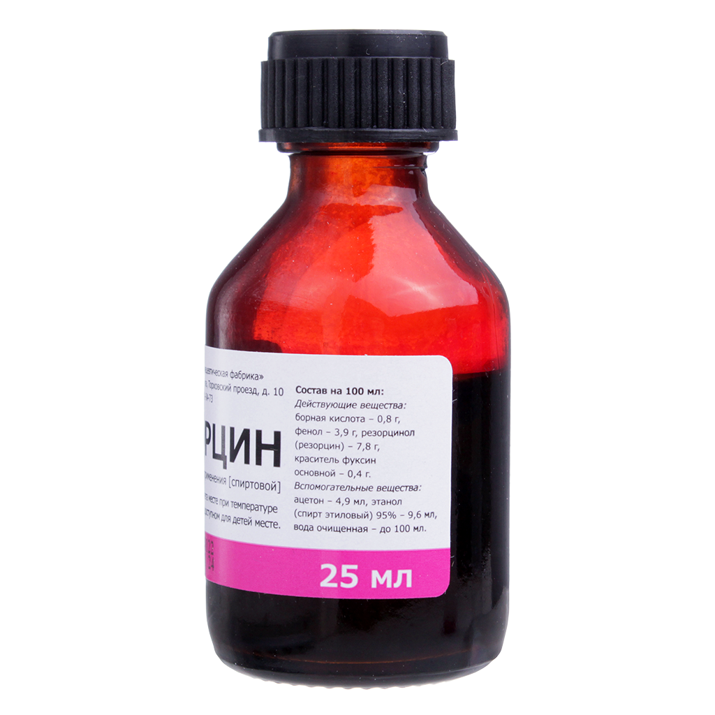 Фукорцин Раствор Для Наружного Применения Фл 25 Мл 1 Шт - Купить.