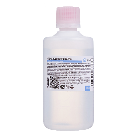 Перекись водорода дез.средство 3% фл 100 мл 1 шт