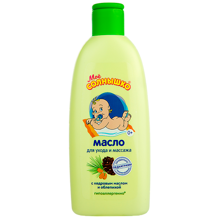 Изображение товара Мое солнышко Масло для массажа младенцев 200 мл 1 шт