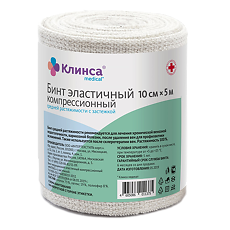 Купить Бинт эластичный компрессионный Клинса застежка СР 10 см х 5 м, 1 шт цена