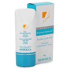 Купить Mavala Пудра-тальк для ног освежающая Cooling Talcum Powder for Feet 50 г 1 шт цена
