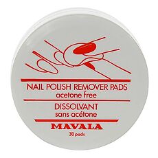 Купить Mavala Салфетки для снятия лака Nail Polish Remover Pads 30 шт цена