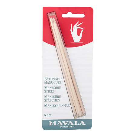 Mavala Палочки для маникюра деревянные Manicure Sticks 5 шт