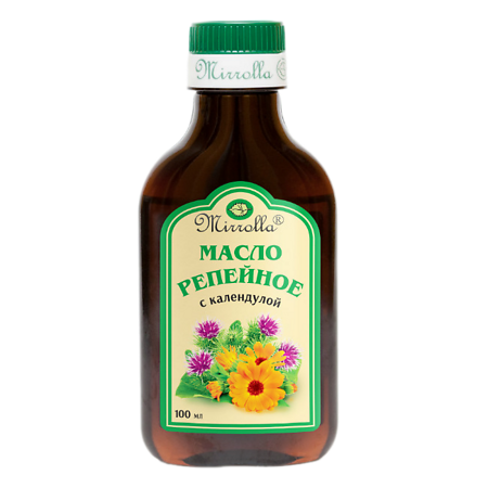 Mirrolla Репейное масло с календулой 100 мл 1 шт