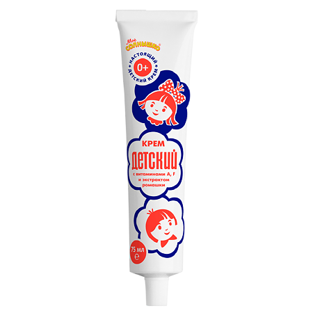 Крем Детский с Витамином А, F и экстрактом ромашки 75 г 1 шт