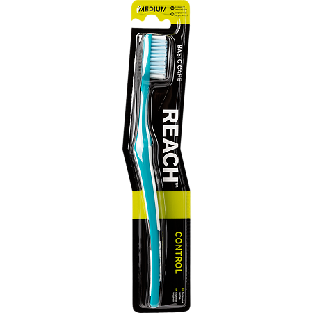 Зубная щетка Рич (Reach) Control Бережная чистка средняя 1 шт