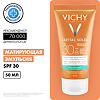 Vichy Capital Soleil DryTouch Эмульсия солнцезащитная матирующая для лица SPF30 50 мл