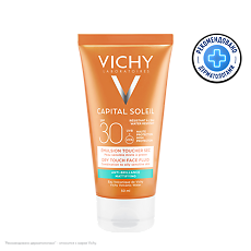 Купить Vichy Capital Soleil DryTouch Эмульсия солнцезащитная матирующая для лица SPF30 50 мл цена