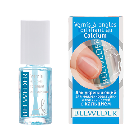 Изображение товара Belweder Лак укрепляющий для медленнорастущих и ломких ногтей с кальцием 8 мл 1 шт