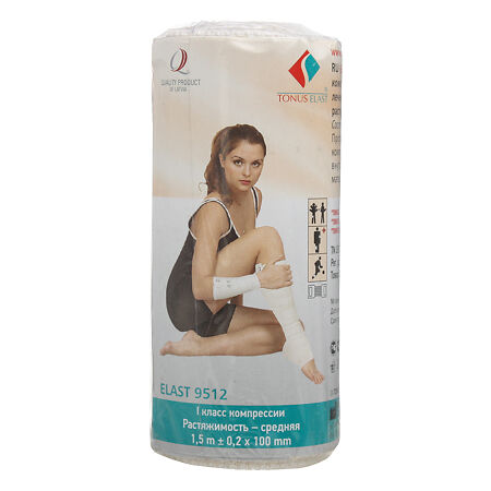 Изображение товара Tonus Elast Бинт медицинский эластичный СР 1,5 м х 10 см 1 шт