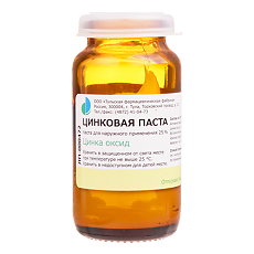 Изображение товара Цинковая паста для наружного применения 25% банка 25 г 1 шт