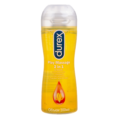 Гель-смазка 2 в 1 Durex Play Sensual для массажа с иланг-илангом 200 мл 1 шт