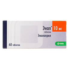 Купить Энап таблетки 10 мг 60 шт цена