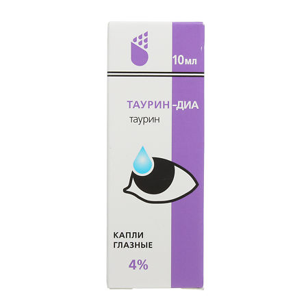 Таурин-ДИА капли глазные 4 % 10 мл 1 шт