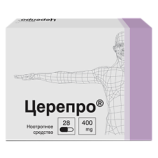 Купить Церепро капсулы 400 мг 28 шт цена