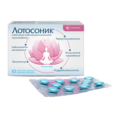 Купить Лотосоник таблетки покрыт.плен.об. 10 шт цена