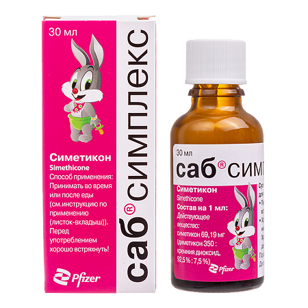 Изображение товара Саб Симплекс суспензия для приема внутрь 69,19 мг/мл 30 мл 1 шт
