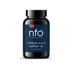Изображение товара NFO Омега 3-6-9 Масло лосося капсулы массой 745 мг 120 шт