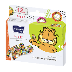Купить Пластырь Матопат Happy детский набор 12 шт цена