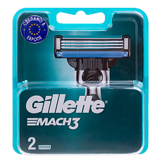 Купить Gillette Mach3 сменные кассеты для бритья 2 шт цена
