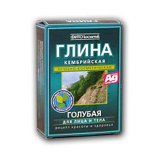 Купить Глина голубая косметическая Кембрийская порошок 100 г 1 шт цена