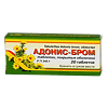 Адонис-бром таблетки покрыт.об. 20 шт