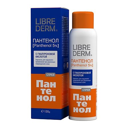 Либридерм (Librederm) Пантенол спрей 5% с гиалуроновой кислотой 130 мл 1 шт