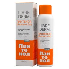 Купить Либридерм (Librederm) Пантенол спрей 5% 130 мл 1 шт цена