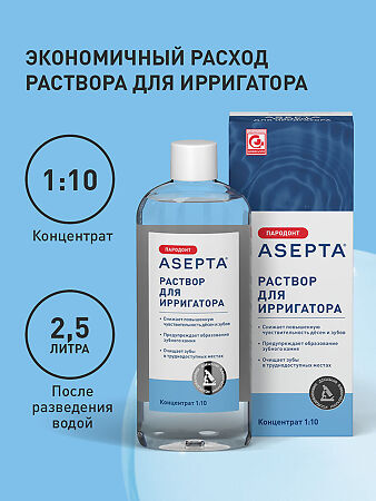 Асепта раствор для ирригатора 250 мл 1 шт