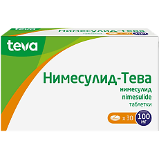 Купить Нимесулид-Тева таблетки 100 мг 30 шт цена