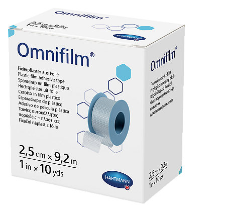 Пластырь Омнифилм/Omnifilm фиксирующий из прозрачной пленки 9,2 м х 2,5 см 1 шт