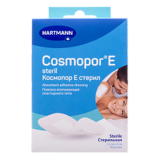 Купить Повязка Космопор Е/Cosmopor Е пластырного типа 7,2 х 5 см 10 шт цена